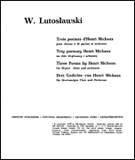 Lutoslawski: Trois Poemes D'henri Michaux (Score)