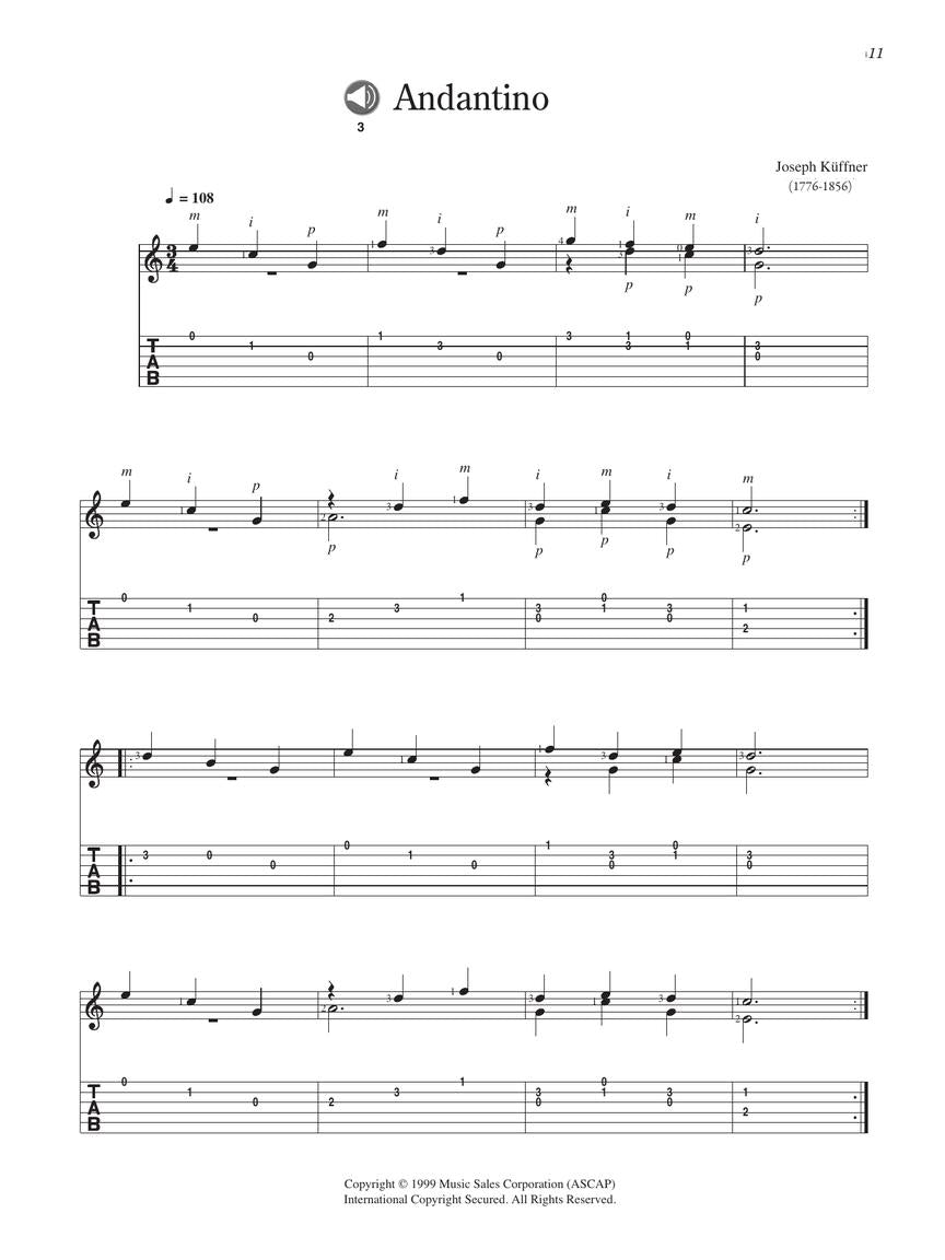 Fifty Easy Classical Guitar Solos