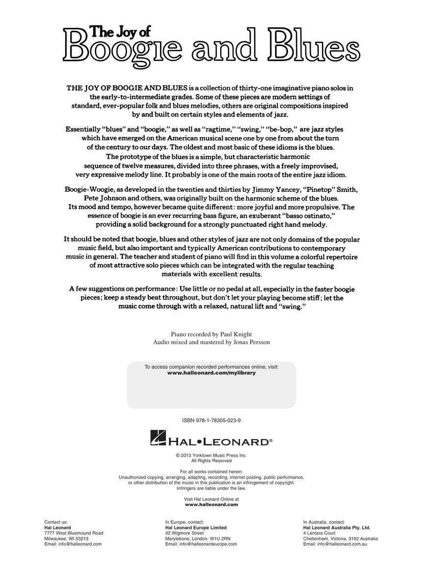 Joy of Boogie and Blues