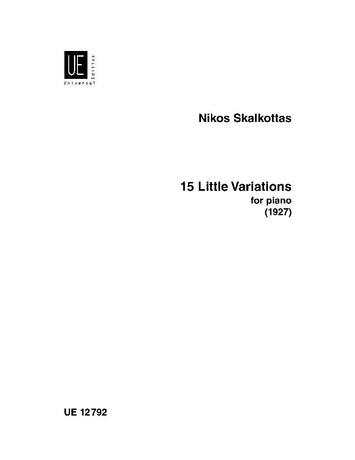 Skalkottas: 15 Little Variations for Piano 1927