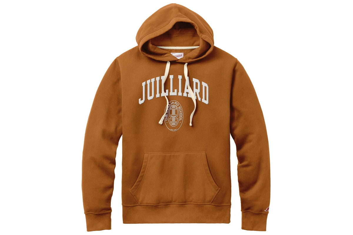 Sweatshirt: Hooded Collegiate with Embroidery