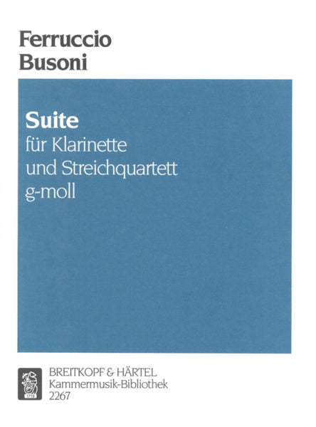 Busoni Suite in G minor K 176