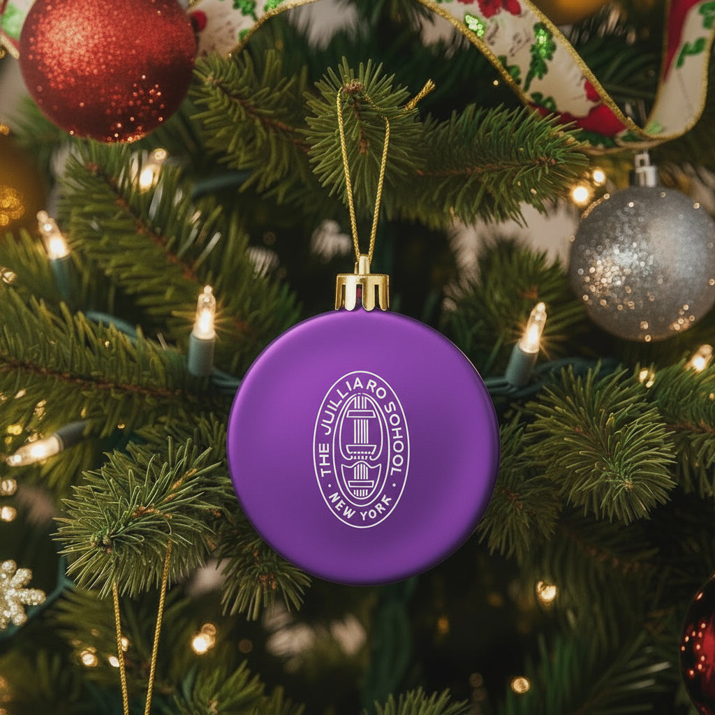 Clearance Ornament: Shatterproof Glossy Flat Circle with Seal*