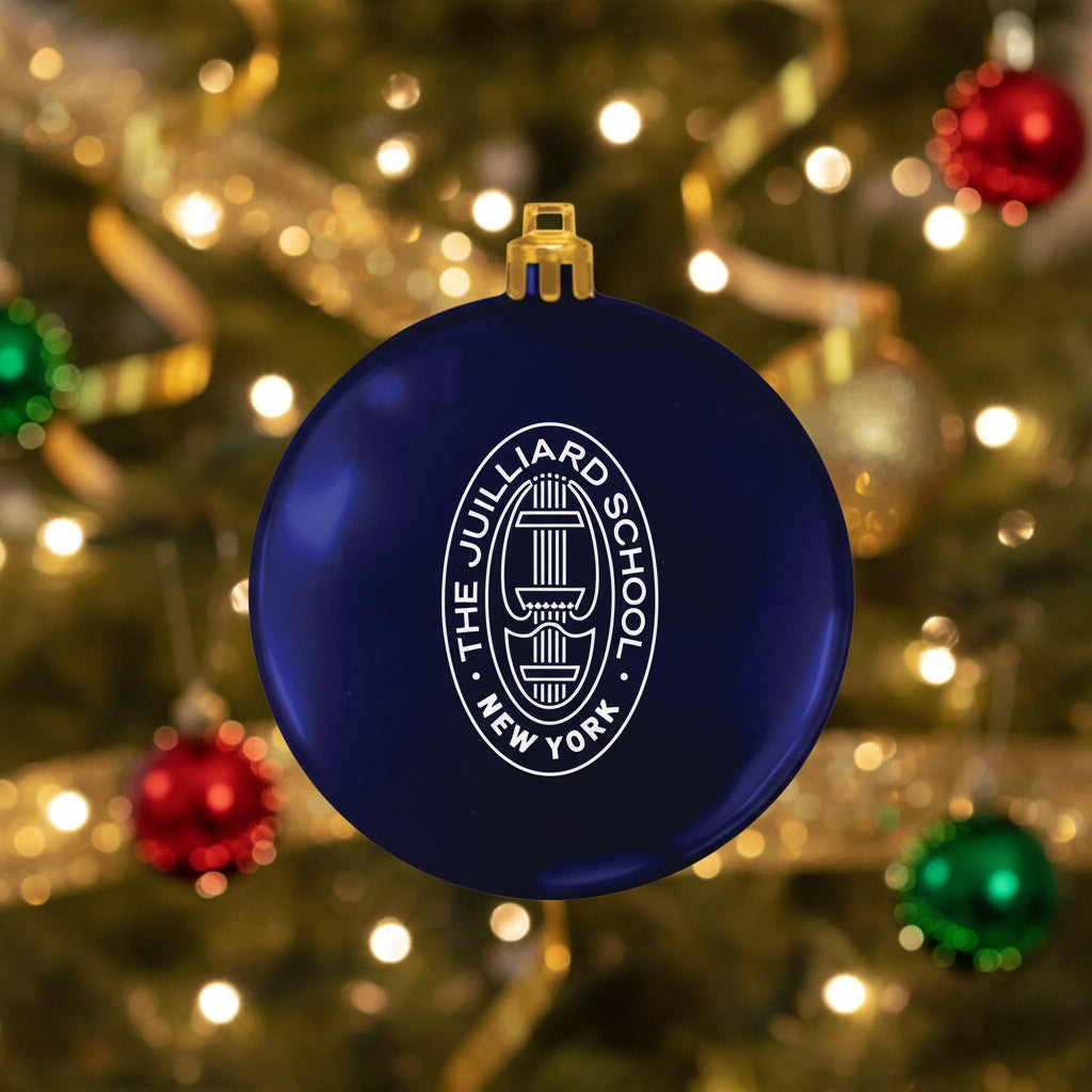 Clearance Ornament: Shatterproof Glossy Flat Circle with Seal*