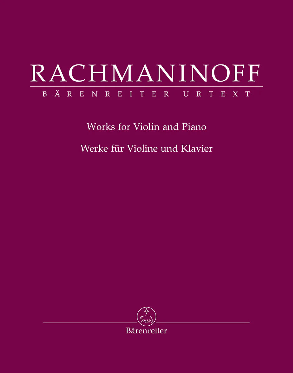Rachmaninoff: Works for Violin and Piano