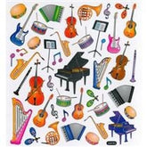 Stickers: Music Intruments Sticker Sheet