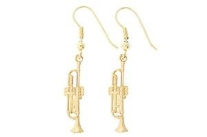 Earrings: Trumpet