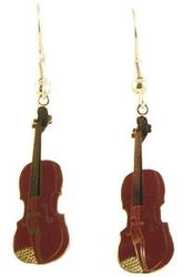 Earrings: Violin