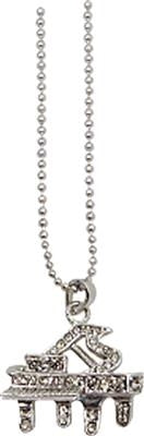 Necklace: Piano Crystal Clear / Silver