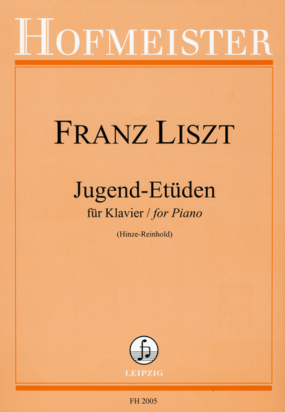 Liszt Youth Studies for Piano