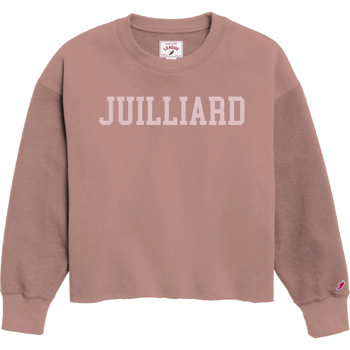 Clearance: Sweatshirt: Juilliard Reverse Fleece Oversized Midi Embossed