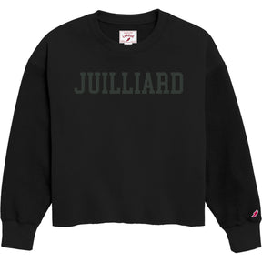 Sweatshirt: Reverse Fleece Oversized Midi Embossed Juilliard