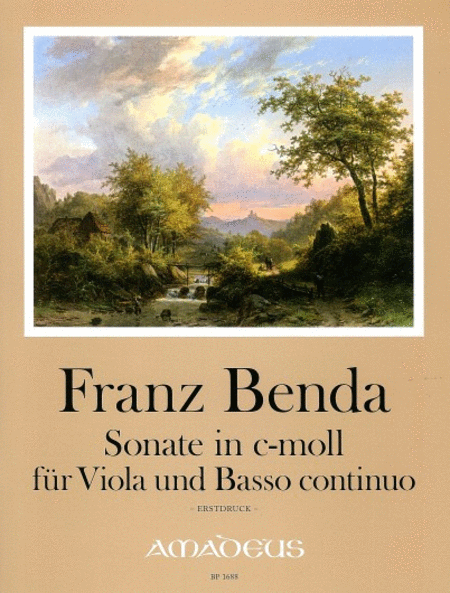 Benda Sonata in C Minor for Viola