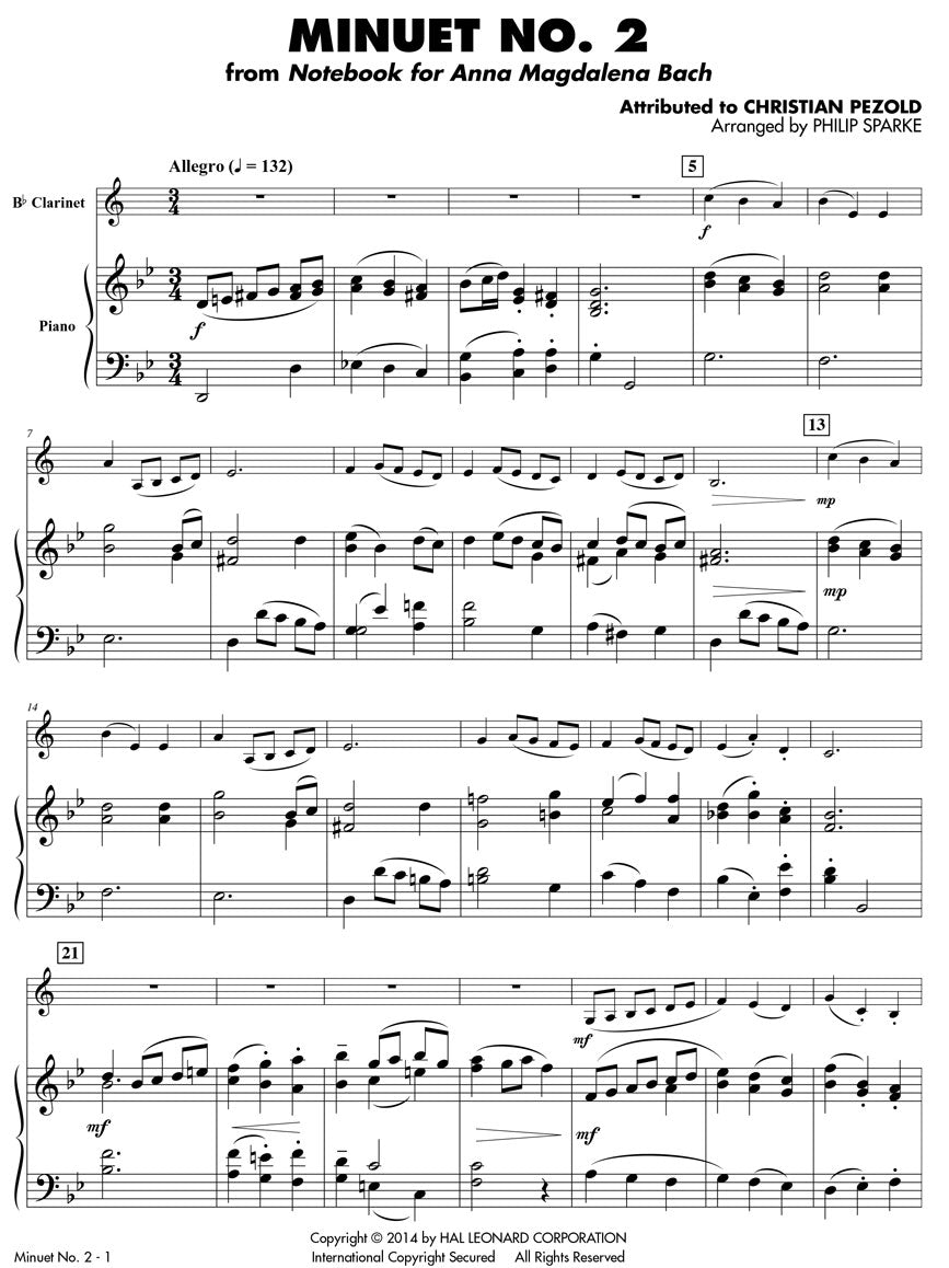 Classical Solos for Clarinet, Vol. 2 - 15 Easy Solos for Contest and Performance