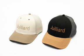 Cap: Mesh back mid pro snapback Juilliard logo