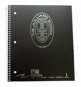 Notebook: Juilliard 1 Subject College Ruled Notebook with pockets