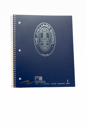 Notebook: Juilliard 1 Subject College Ruled Notebook with pockets