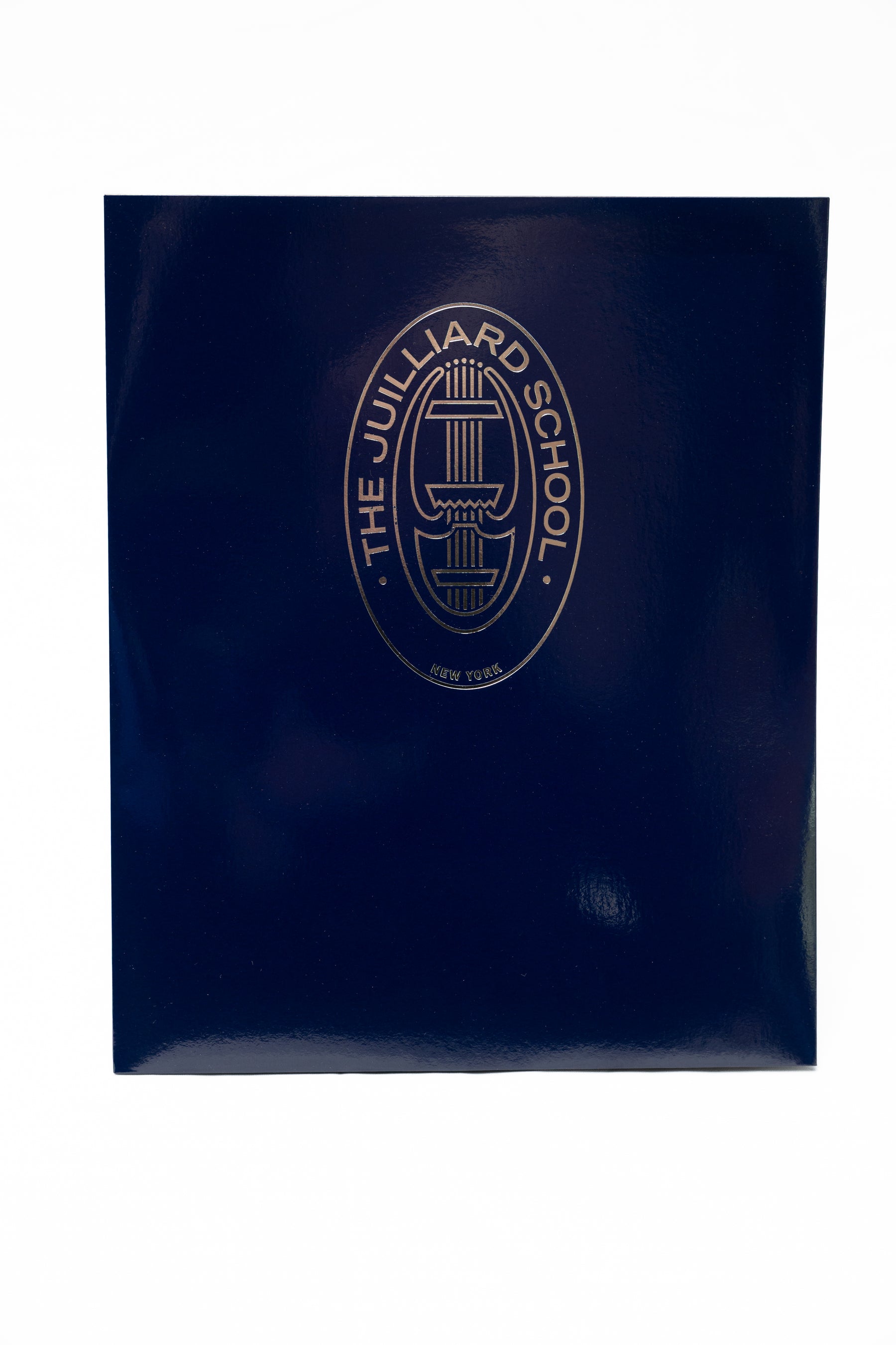 Folder: Juilliard satin finish - seal foil printed on center