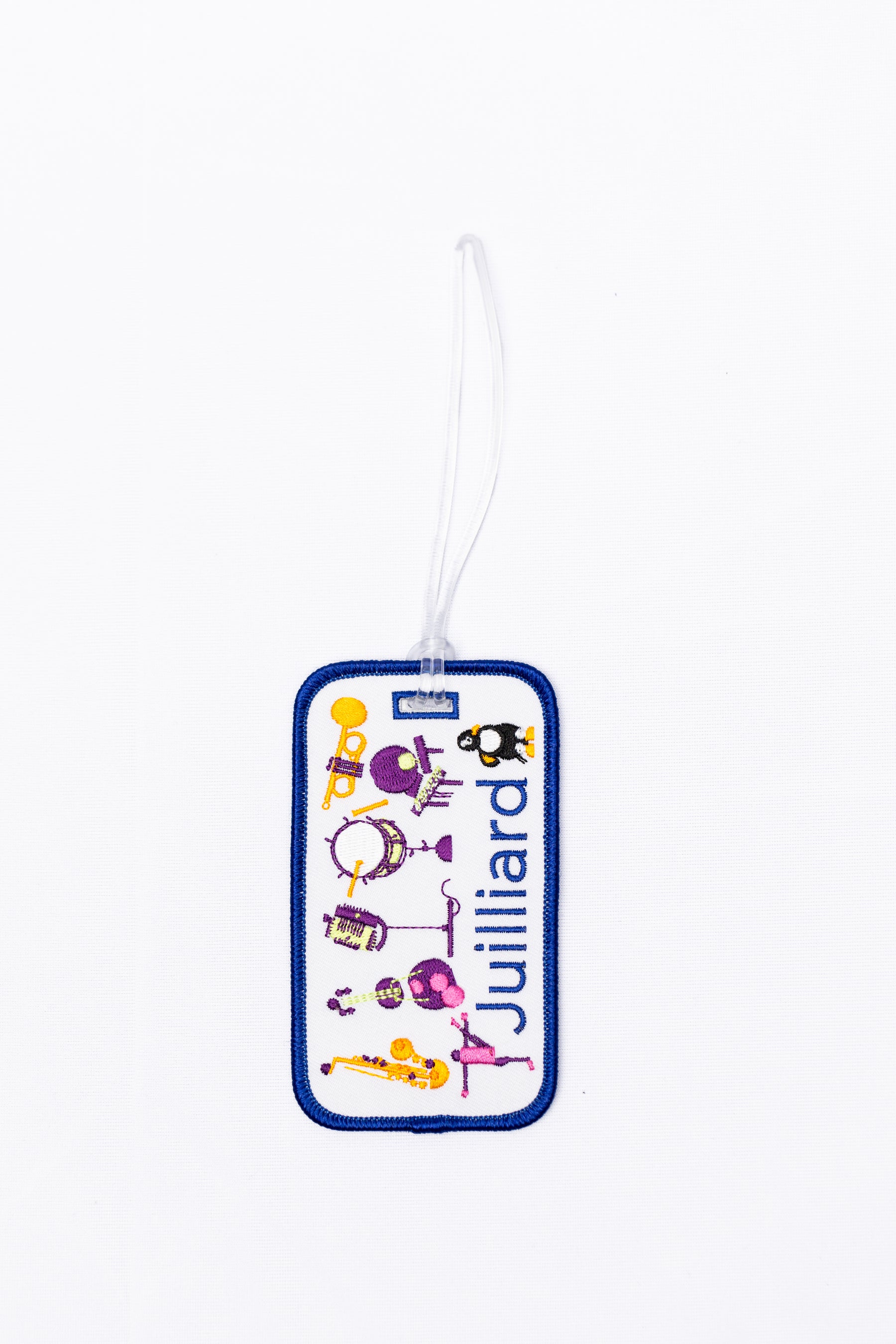 Luggage Tag: Juilliard embroidered logos