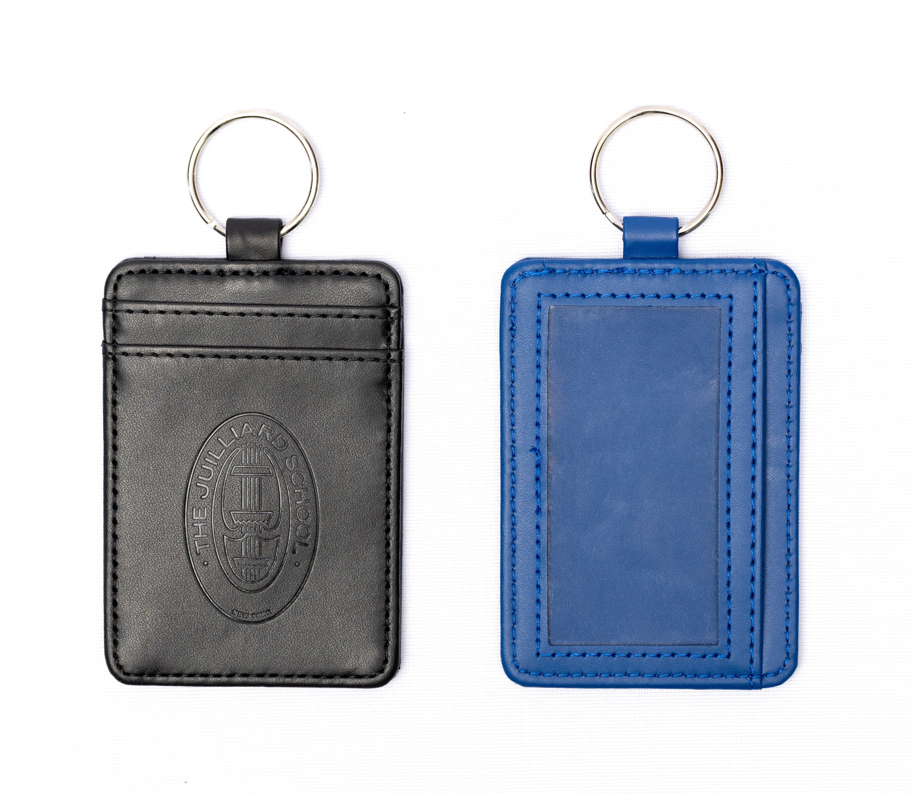 Keychain: Leatherette Vertical ID Holder Keytag