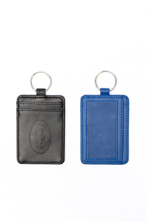 Keychain: Leatherette Vertical ID Holder Keytag