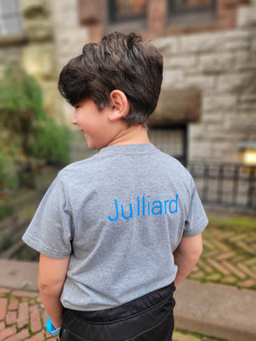 T-Shirt: YOUTH Juilliard Official J Design/Name on Back FINAL SALE / CLEARANCE
