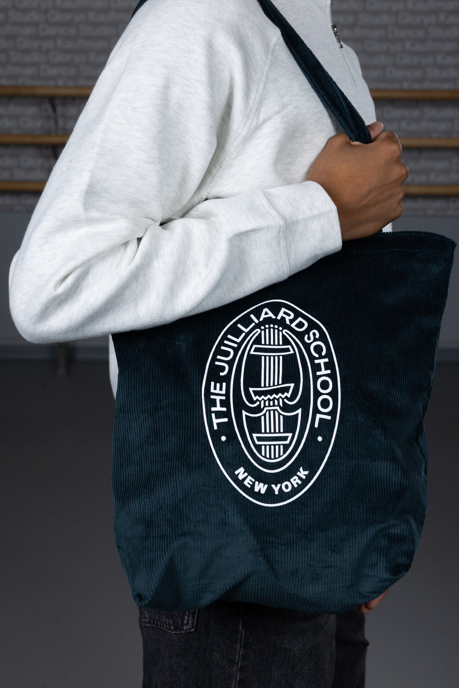 Clearance Tote Bag: Corduroy with seal