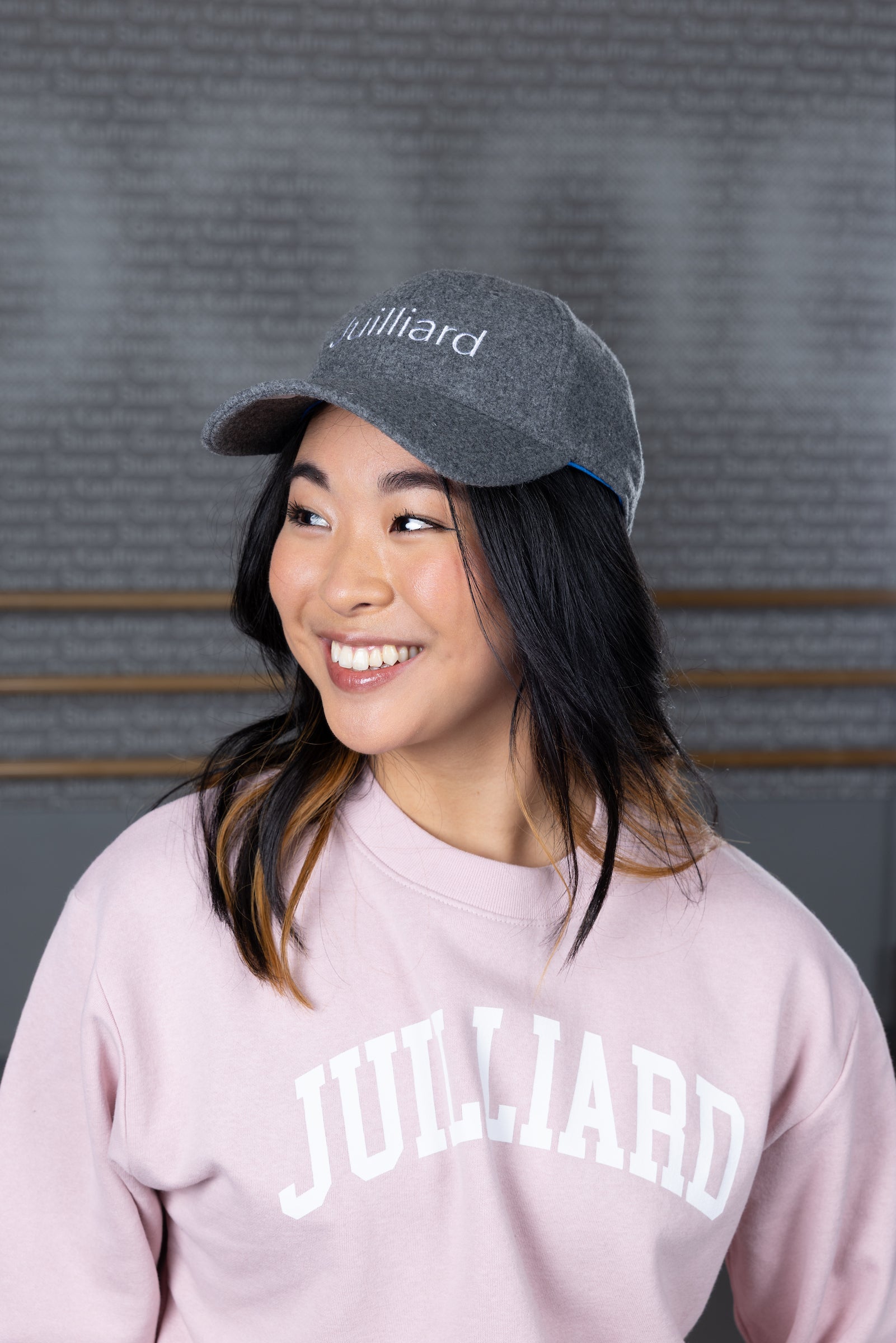 Clearance: Cap: Juilliard Gray Embroidered (Poly/Wool)