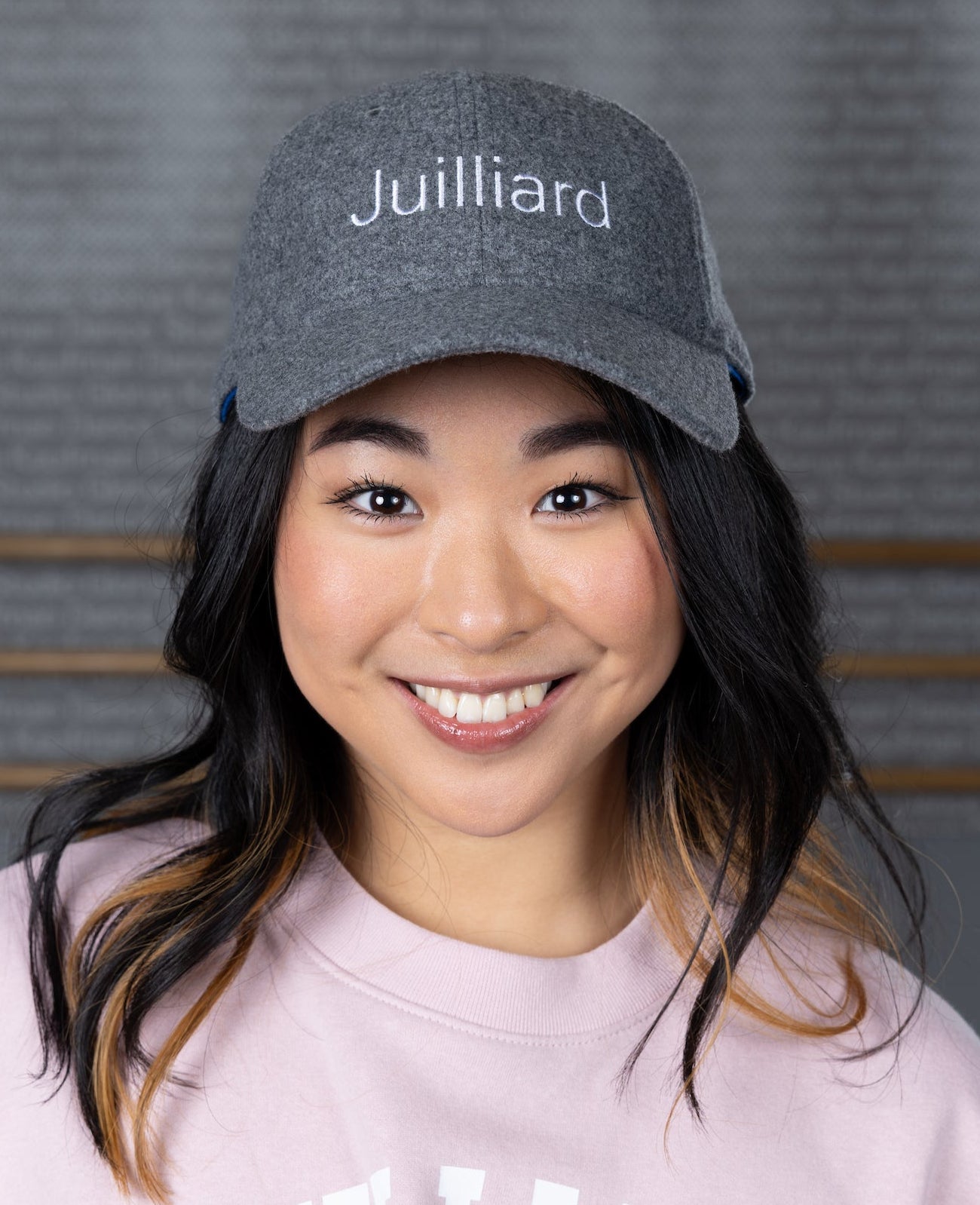 Clearance: Cap: Juilliard Gray Embroidered (Poly/Wool)