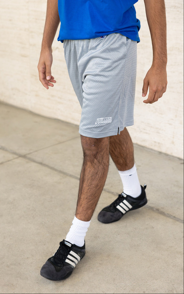 Shorts: Champion Mesh 7" inseam (unisex) GRAY