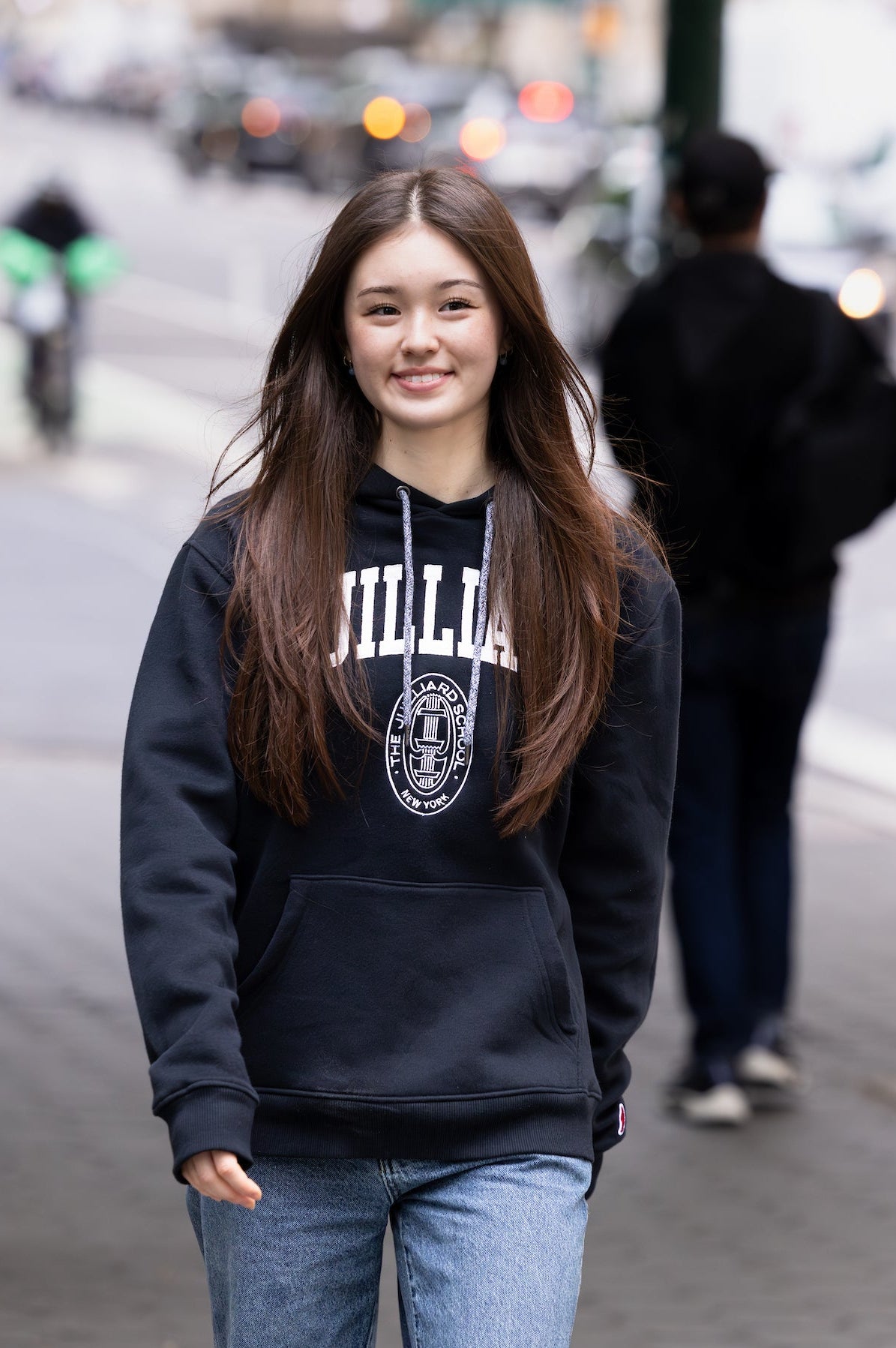 Sweatshirt: Embroidered Hooded Juilliard 1991 Collection by L2