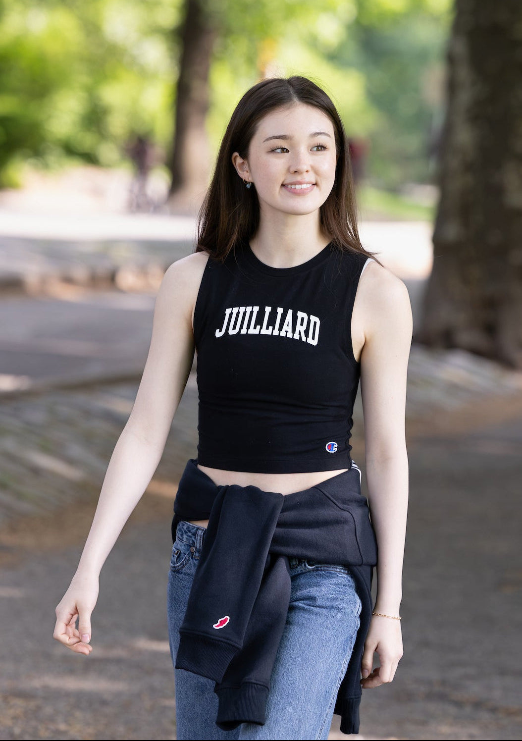 T-Shirt: Champion Sleeveless Cropped Tank (very fitted/runs small)