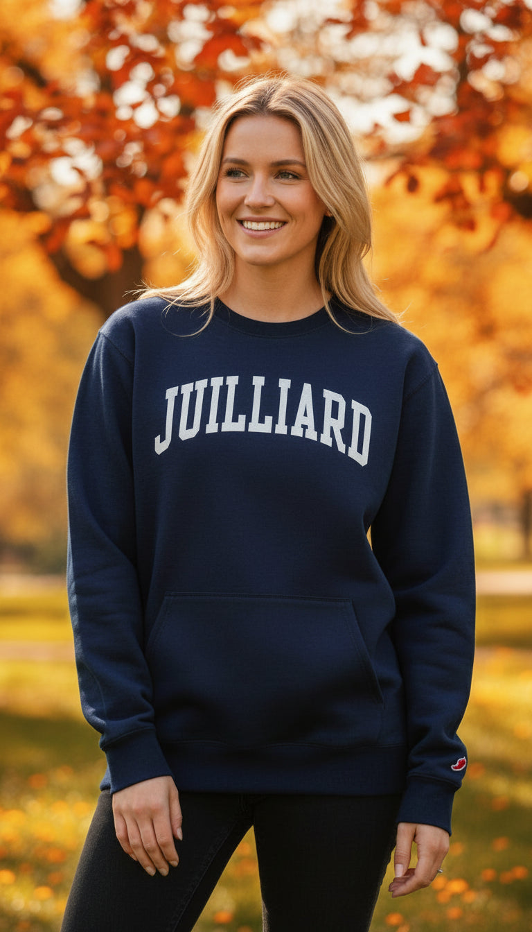 Clearance Sweatshirt: Pocket Crew with Screenprint