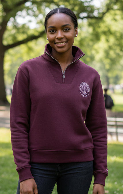 Clearance: Sweatshirt: 1991 Women's Quarter Zip Fleece