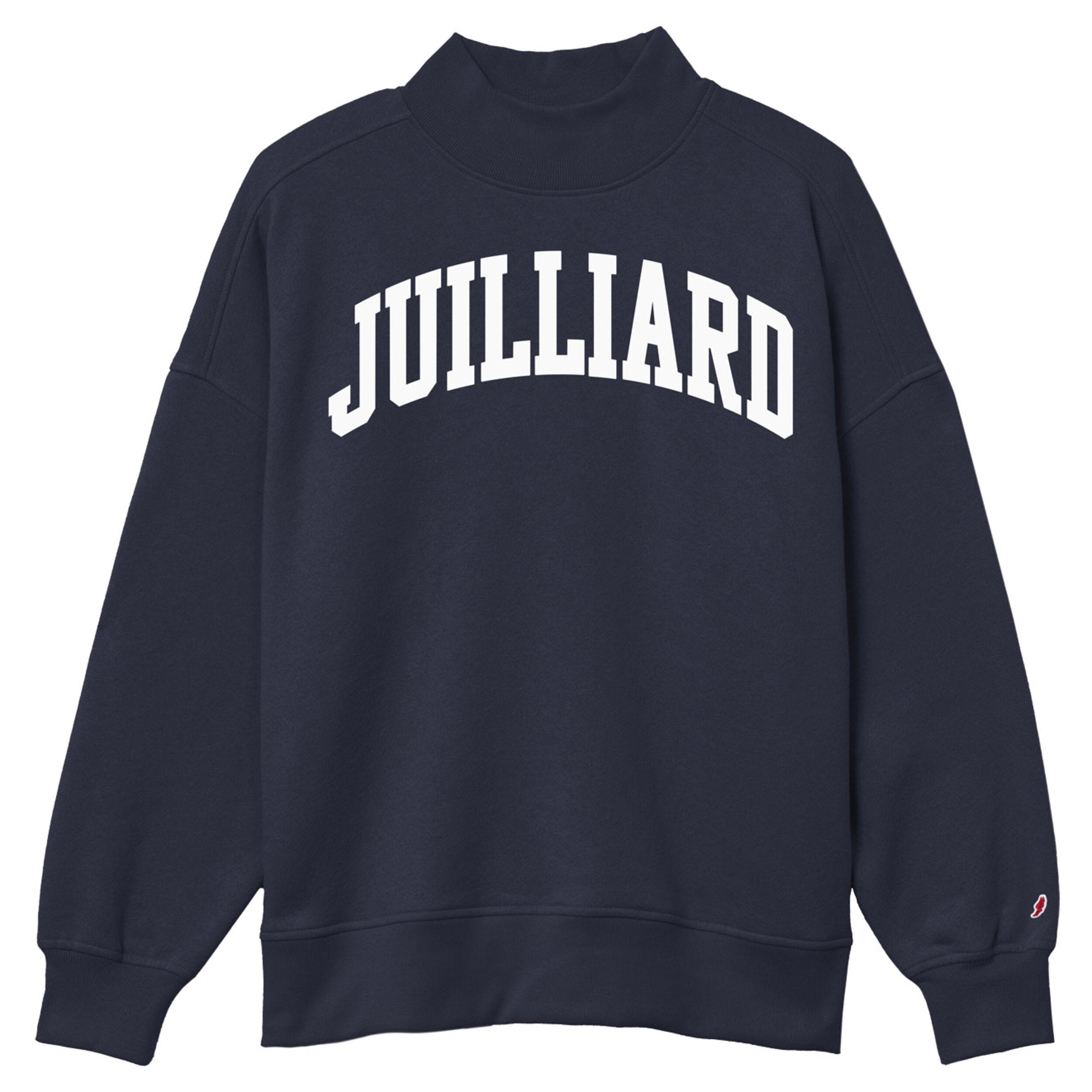 Sweatshirt: Diana Mock-Neck Reverse Fleece