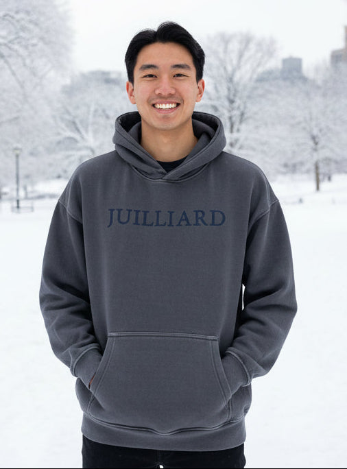 Sweatshirt: Ember Pigment Dyed Oversized Juilliard Hood