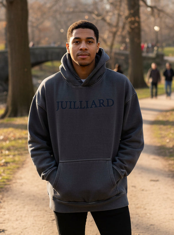 Sweatshirt: Ember Pigment Dyed Oversized Juilliard Hood