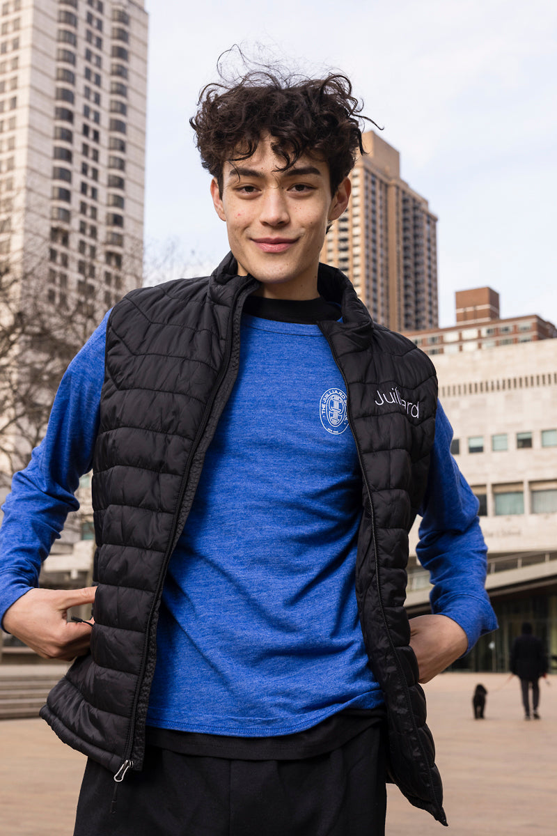 Puffer Vest: Black Juilliard Unisex Vest