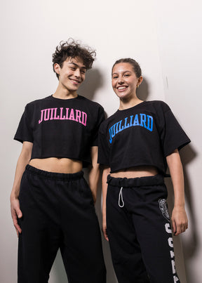 T-Shirt: Champion Crop top with Juilliard Collegiate