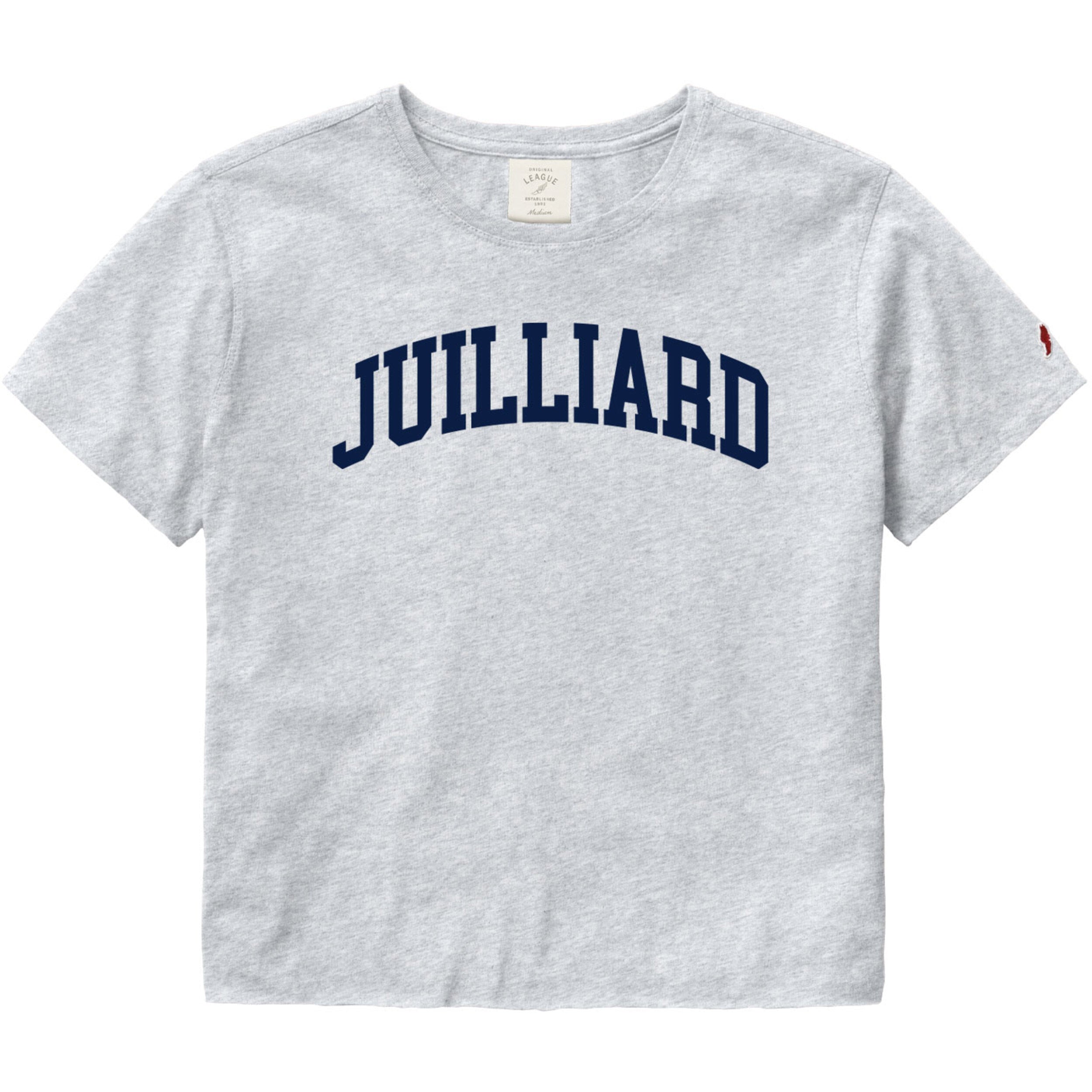 T-Shirt: Clothesline Crop top with Juilliard Collegiate