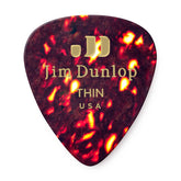 Dunlop Celluloid Guitar Pick, Thin Gauge Shell