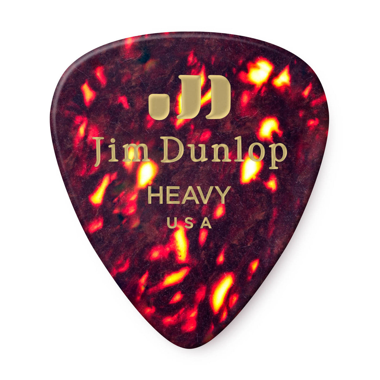 Dunlop Celluloid Guitar Pick, Heavy Gauge Shell