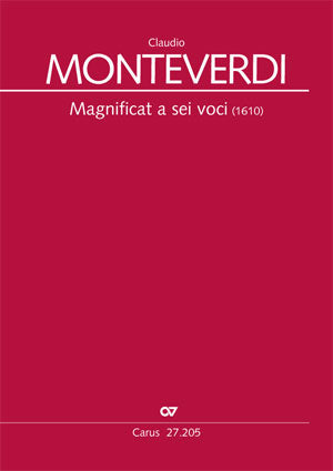 Monteverdi Magnificat for 6 Voices Full Score