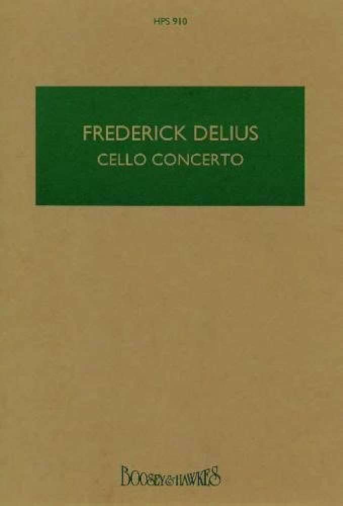 Delius Cello Concerto (1989) Study Score
