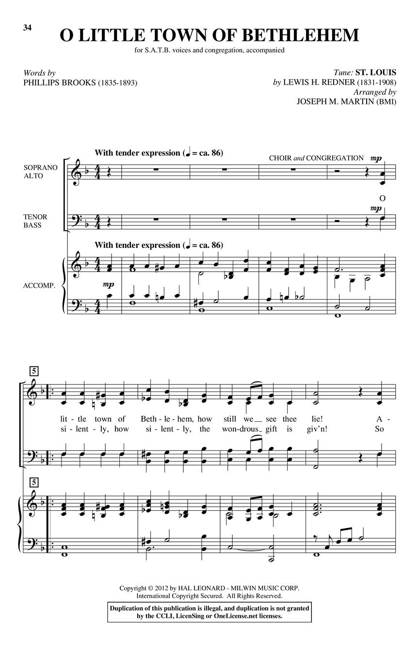 Carols for Choir and Congregation