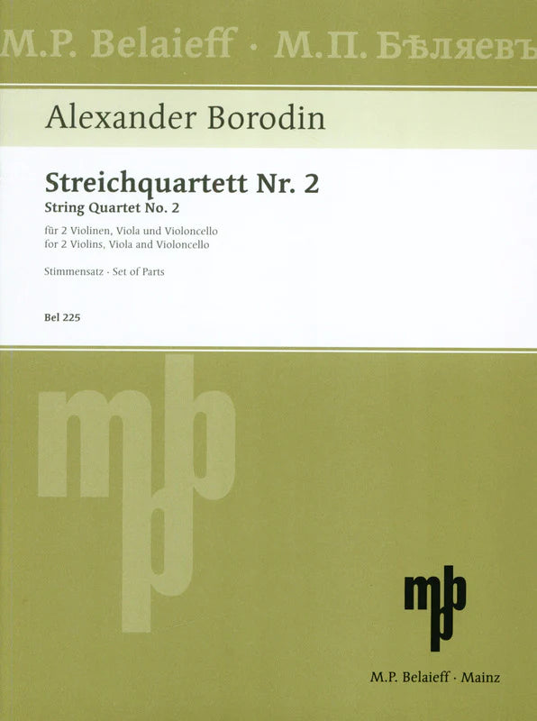 Borodin: String Quartet No. 2 in D major