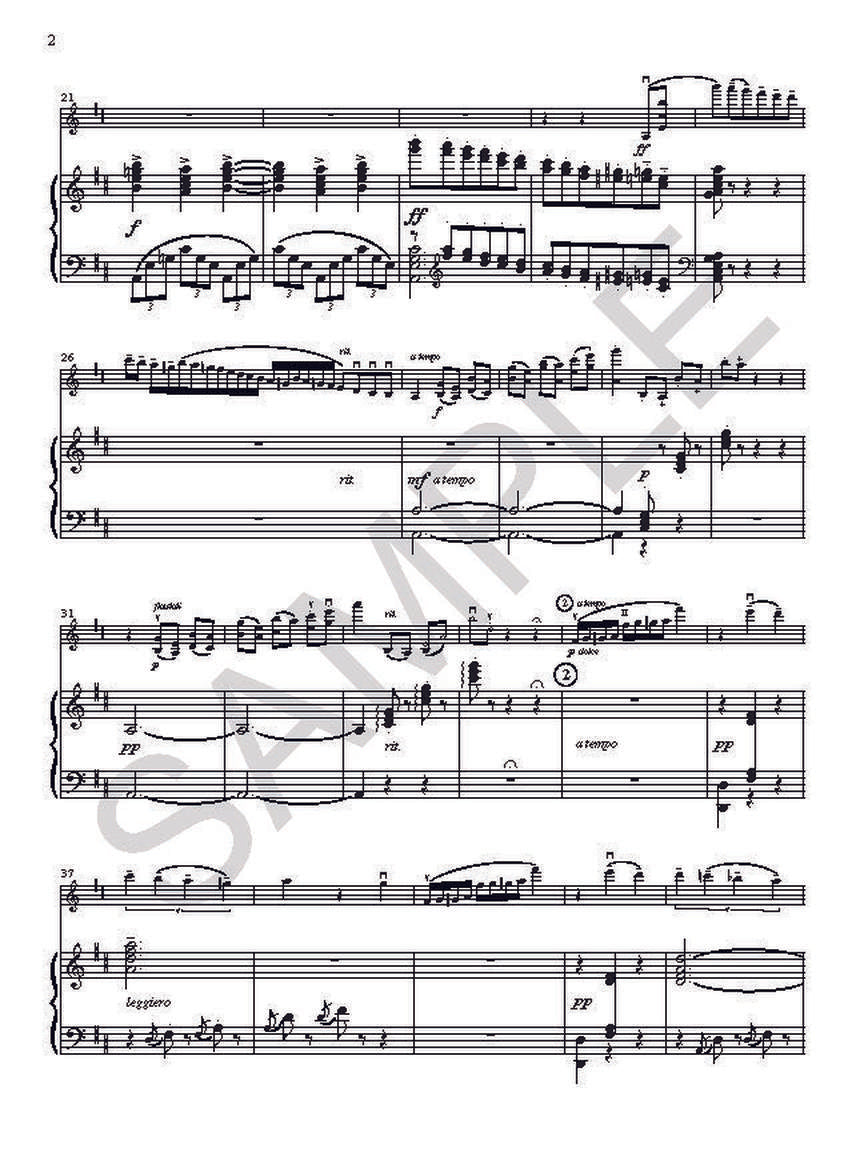 Saint-Saens Valse Caprice for Violin and Piano