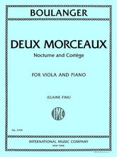Boulanger Deux Morceaux: Nocturne and  Viola and Piano