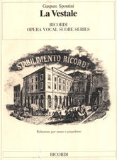 Spontini La Vestale - Vocal Score