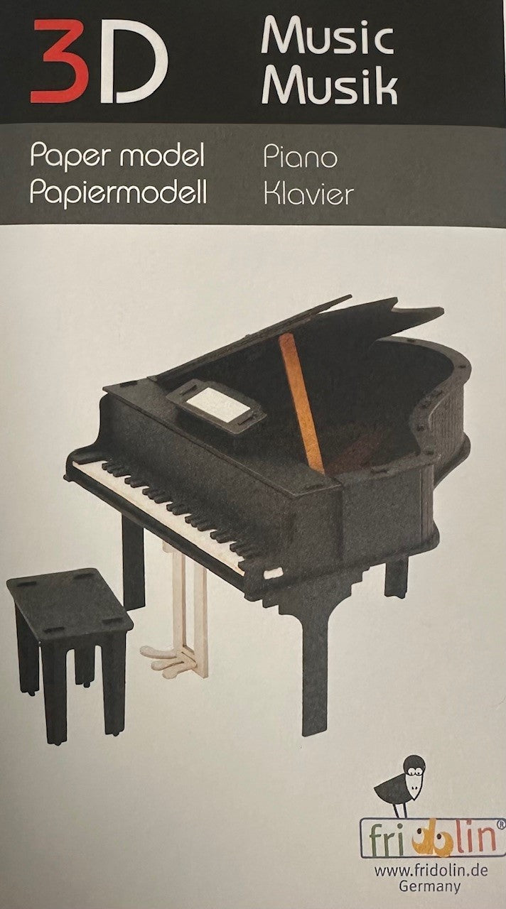 3D Paper Model - Piano